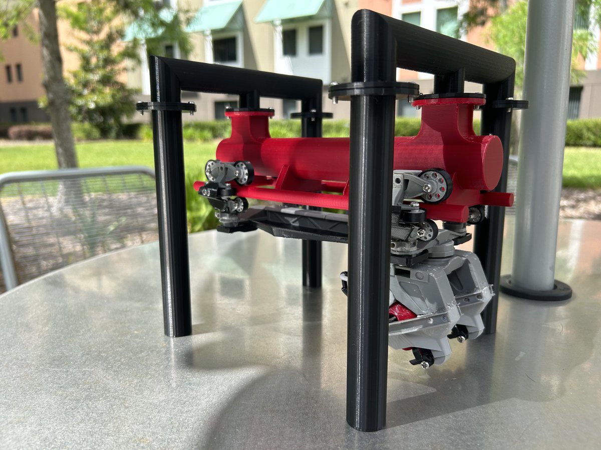 KohlerCoaster's tweet photo. Inspired by F.L.Y. at @Phantasialand, I 3D printed and assembled this Vekoma Flying Dutchman model at 1:15 scale! 

This print is about 9.5 inches (24cm) long, 8 inches (21cm) wide and 8 inches (21cm) tall, with 4 different colors of filament and over 100 printed parts. https://t.co/NQWdd1zunt