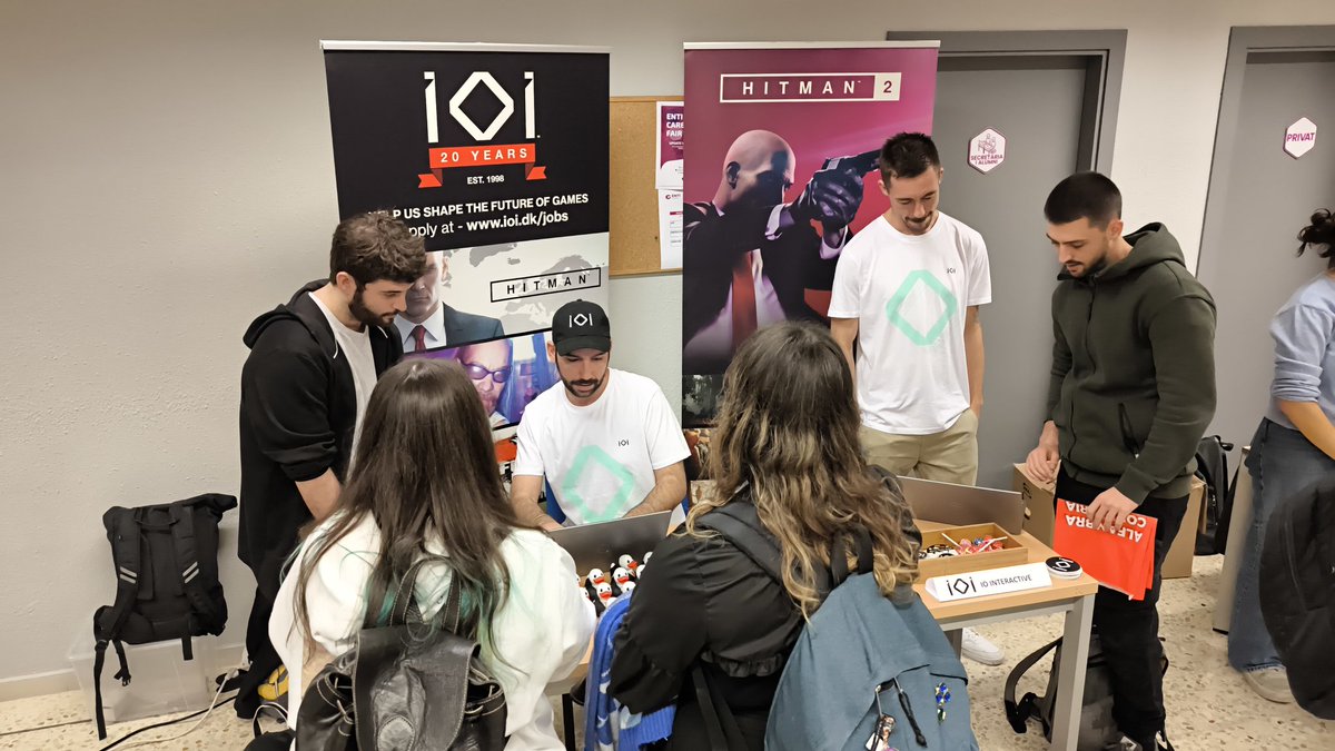 DDarnes's tweet image. The @ENTI_BCN Career Fair was epic and successful, with a significant representation of local #videogame companies, developers, students, masterclasses, workshops, networking..
