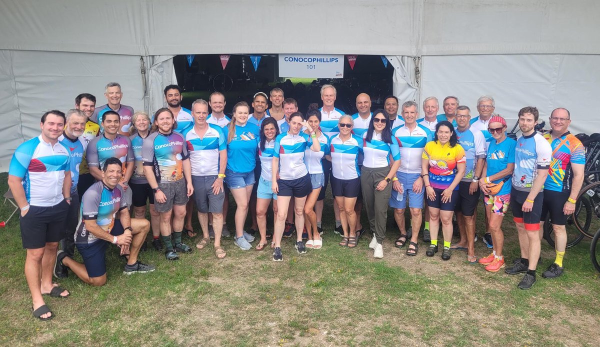 Congratulations to Team #ConocoPhillips, currently ranked 7th overall for team and individual fundraising in the @TexasMS150. The team has supported the effort for 40 years, raising more than $8 million for multiple sclerosis research. See why we ride: bit.ly/4a6j3Qs.