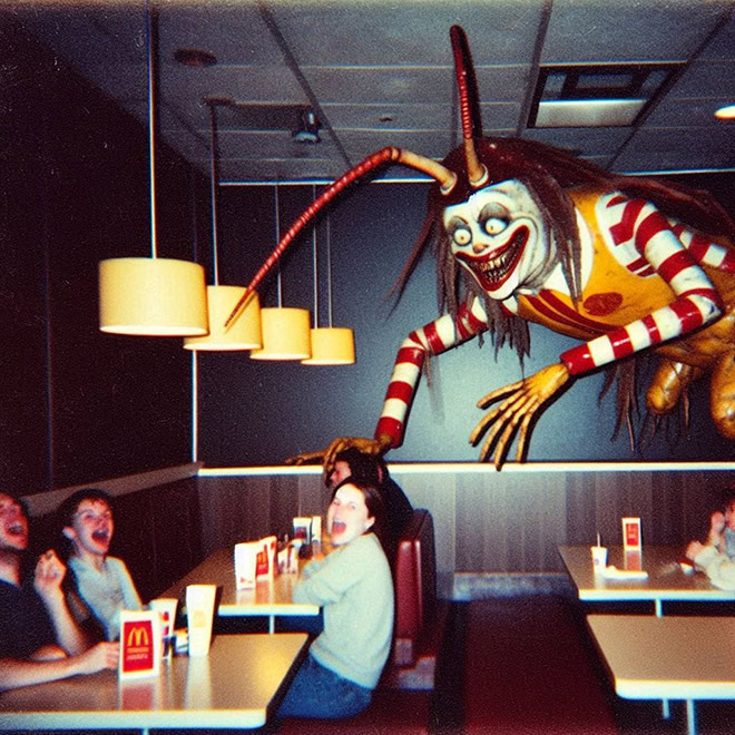 OMG, if you thought Ronald McDonald couldn’t get creepier than he already was… you thought wrong! omgwh.at/T6BF3m #Art #HeyBoo