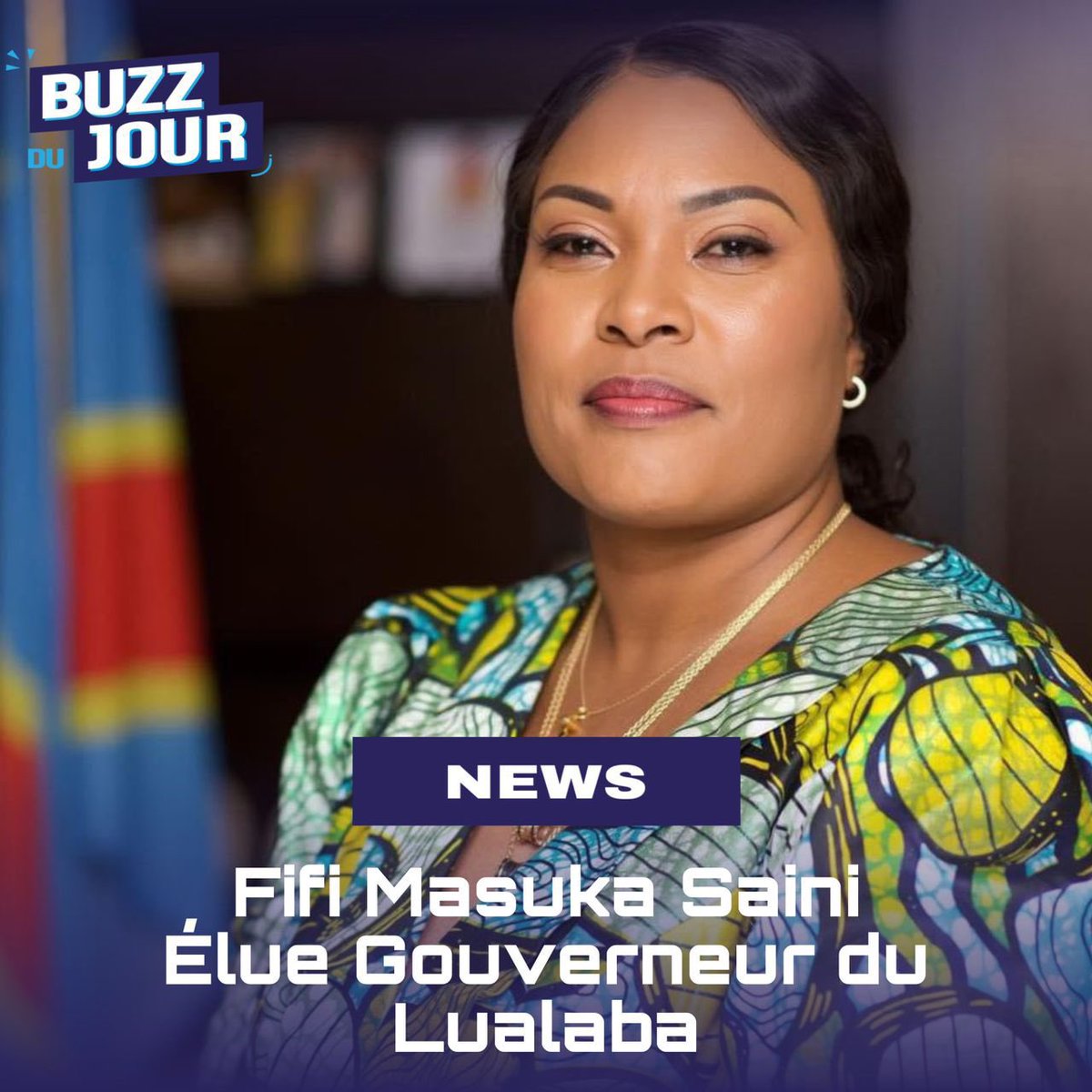 La Fille unique de la RDC, @FifiMasukaSaini
Députée Provinciale
Députée Nationale 
Sénatrice 
Gouverneure du Lualaba 
Suppléants, tous Membres de sa famille.