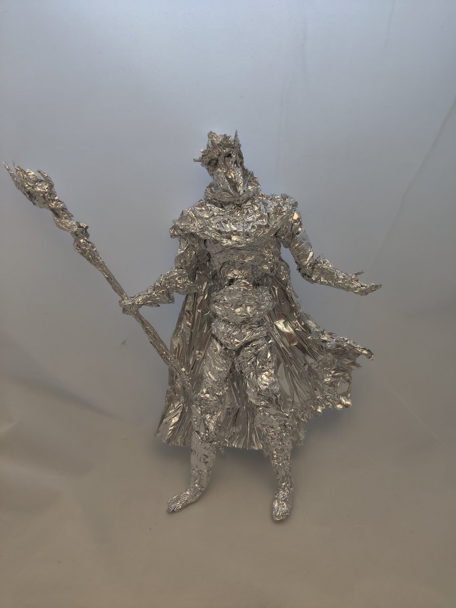 Sir Gideon Ofnir the All-Knowing from Elden Ring - Aluminum Foil Sculpture
#foil #sculpture #art #fanart #eldenring #eldenringfanart #tarnished #fromsoftware #videogame #videogamefanart #videogames #sirgideonofnir #gideonofnir