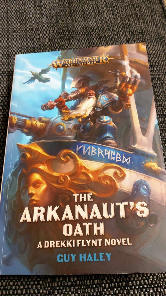Absolutely loved the arkanaughts Oath by @GuyHaley . I loved Drekki and his crew, and can't wait to read more from them in the future ⭐⭐⭐⭐⭐ #WarhammerCommunity #BlackLibrary