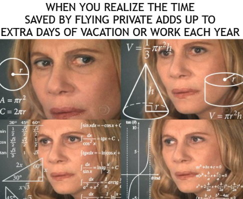 Calculating the extra vacation time is the real in-flight entertainment

#timesaving #vacation #USA #viral #meme