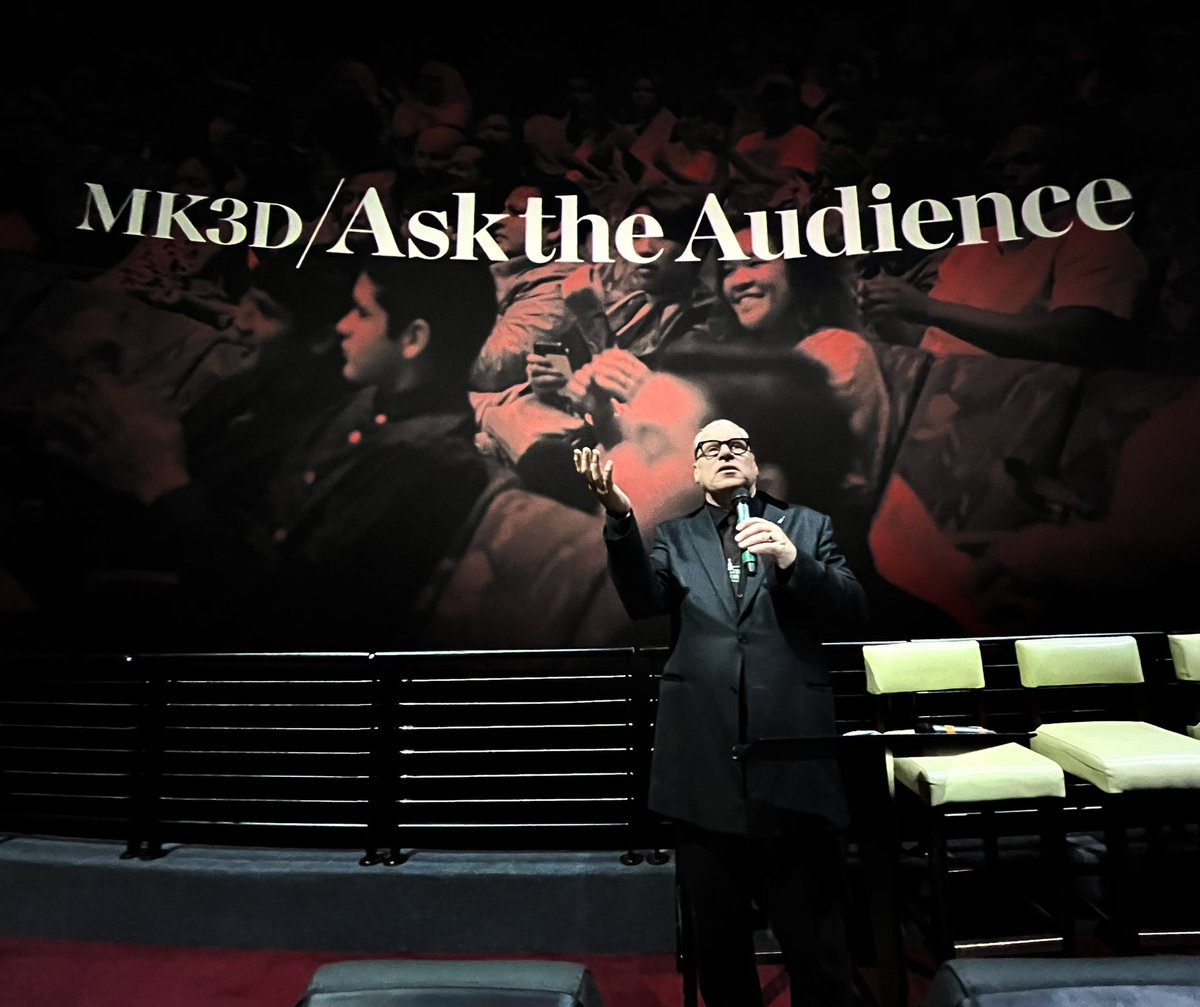 Mark Kermode : Live In 3D.

The IMAX Residency continues …

📸: 29th April 2024.

Grateful as always. ♥️

@KermodeMovie #KermodeOnFilm #MK3D @kermodeonfilm @Hedda_tweet @BFI