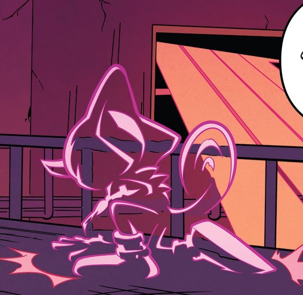 The way invisible Espio is drawn here is so cool it scratches my brain