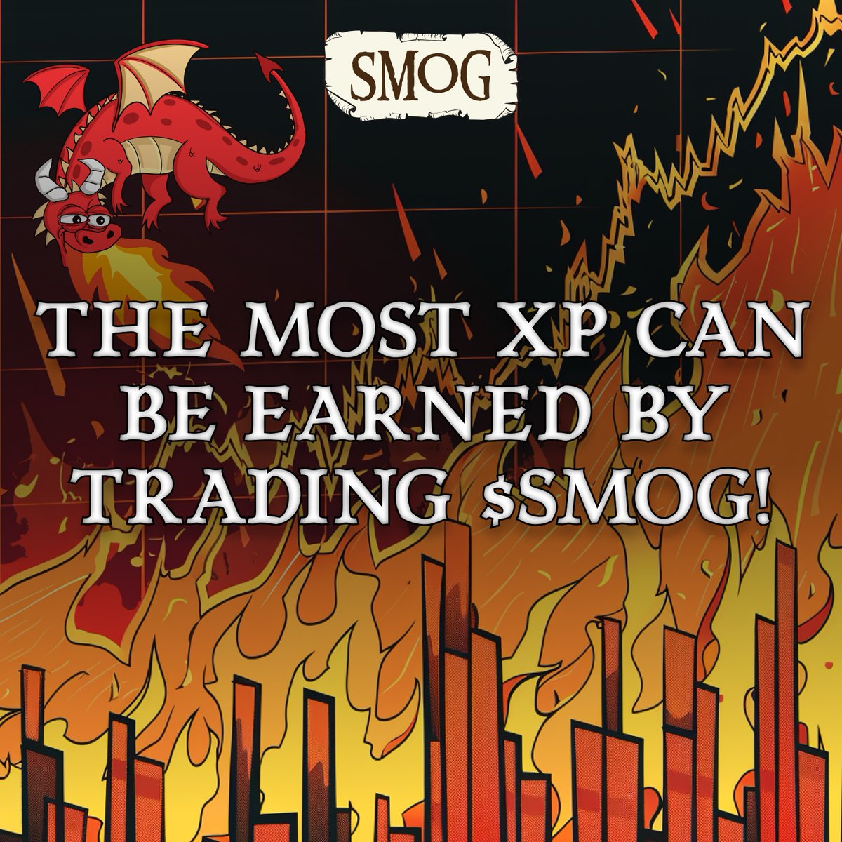 Things to remember as the #SMOG Season 2 #Airdrop pushes forward! 🚀

The most XP can be earned by trading $SMOG! 💹🐉

You can still also earn XP by completing <a href="/zealy_io/">Zealy</a> quests! 🎮

➡️ bit.ly/SmogAirdrop 🪂

#SmogSwap #TradeSmog #Solana #Binance