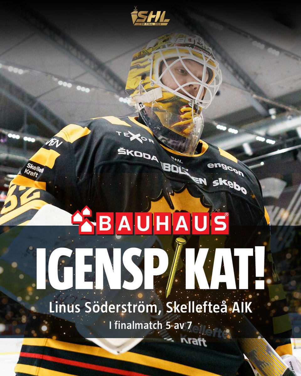 Linus Söderström spikar igen kassen i vad som blev säsongens sista match. 👏 
#SHL #twittpuck #ishockey #svsshl