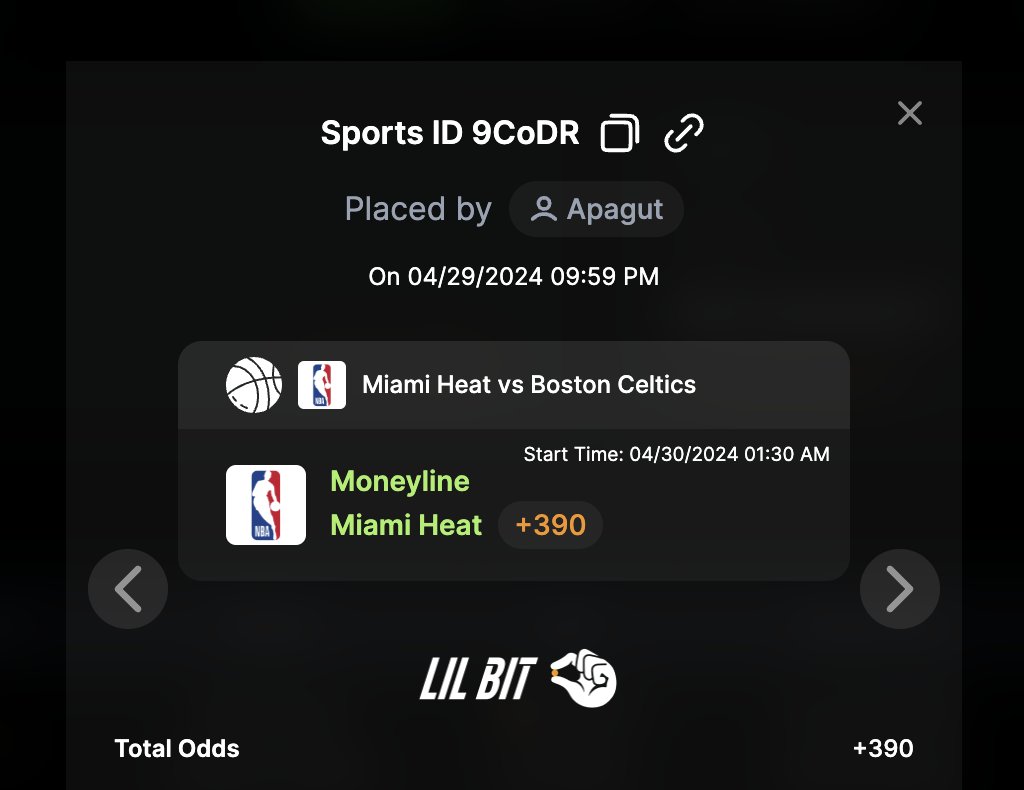 YOLO @lilbitgame #HEATCulture #BetureCapital