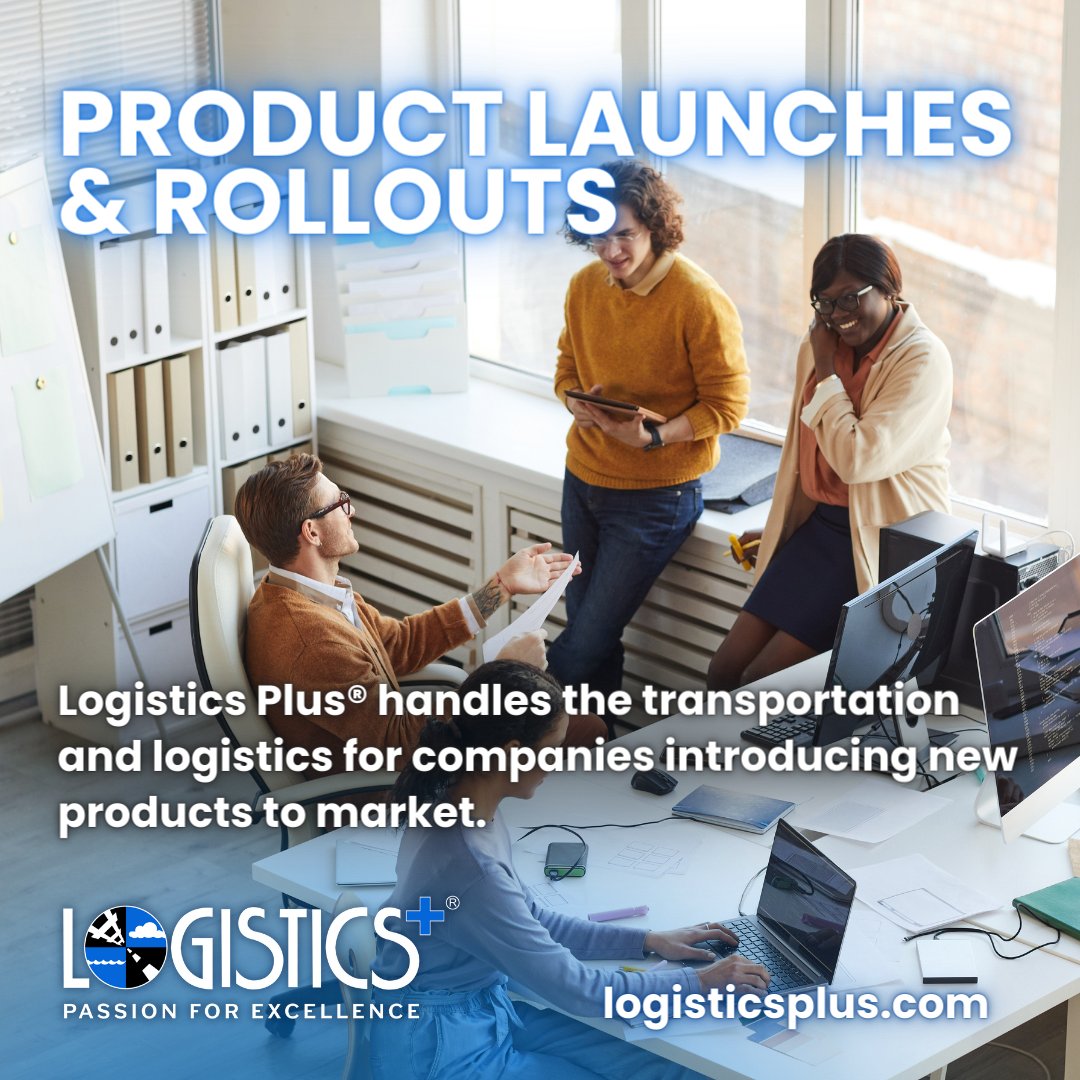 Logistics Plus® handles the transportation and logistics for companies introducing new products to market. Learn more at logisticsplus.com #Logistics #Transportation #ProductRollout