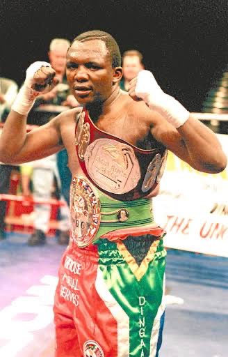 Rest in peace Legend,I remember back in the 90s we used to stay up late to watch this man fight. Dingaan “The rose of Soweto” Thobela