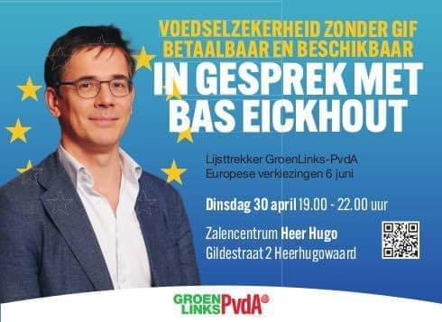 Onze lijsttrekker #BasEickhout 30 april in Heerhugowaard! 💚❤🔥

Voedselzekerheid zonder gif betaalbaar en beschikbaar

#ChooseCourage  🌏 #GroeneToekomst

👇👇👇