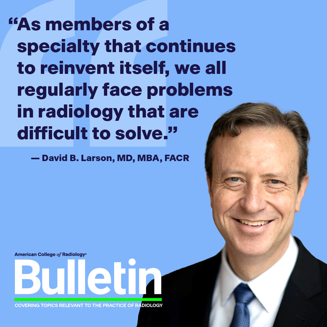 Using a team approach patterned after a similar initiative at Stanford University, the ACR ImPower program deepens relationships while tackling tough radiology challenges. @larson_david_b shares more about the #ACRLearningNetwork in #ACRBulletin 👉 bit.ly/3xm98Zb