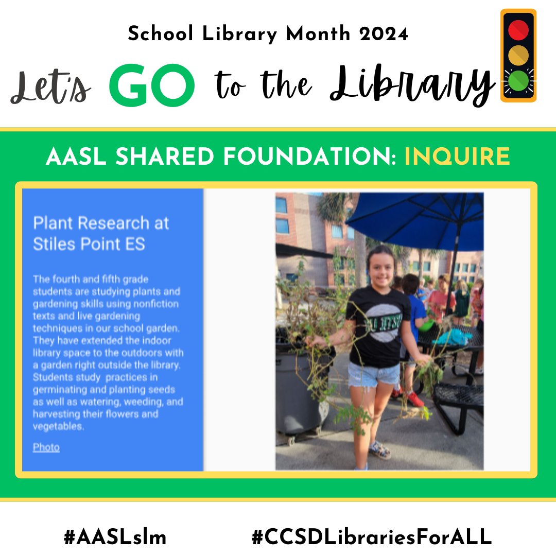 Research can involve more than books and databases! Hands-on experiences create valuable learning opportunities. #AASLslm #CCSDLibrariesForALL @ccsdconnects @scaslnet @aasl