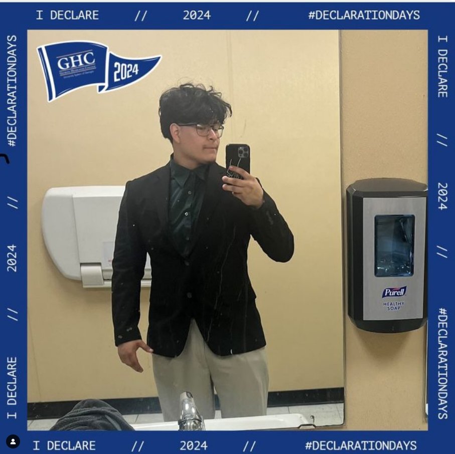 Declare GHC at decdays.com and win up $10,000 in scholarships! Step 1: Go to decdays.com, declare GHC, and download the special Selfie Frame. Step 2: Post a pic, tag GHC, and share a post using #DeclarationDays AND #Fanatics_Giveaway