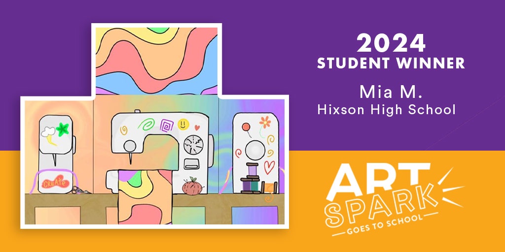 🎈 Mia from Hixson High School designed this masterpiece for #EPB #ArtSpark Goes to School! 🌟 Mia’s artwork, along this year’s other winning pieces, will soon beautify utility boxes across the city. 🎨 Explore more #StudentArt ➡️ epb.com/artspark