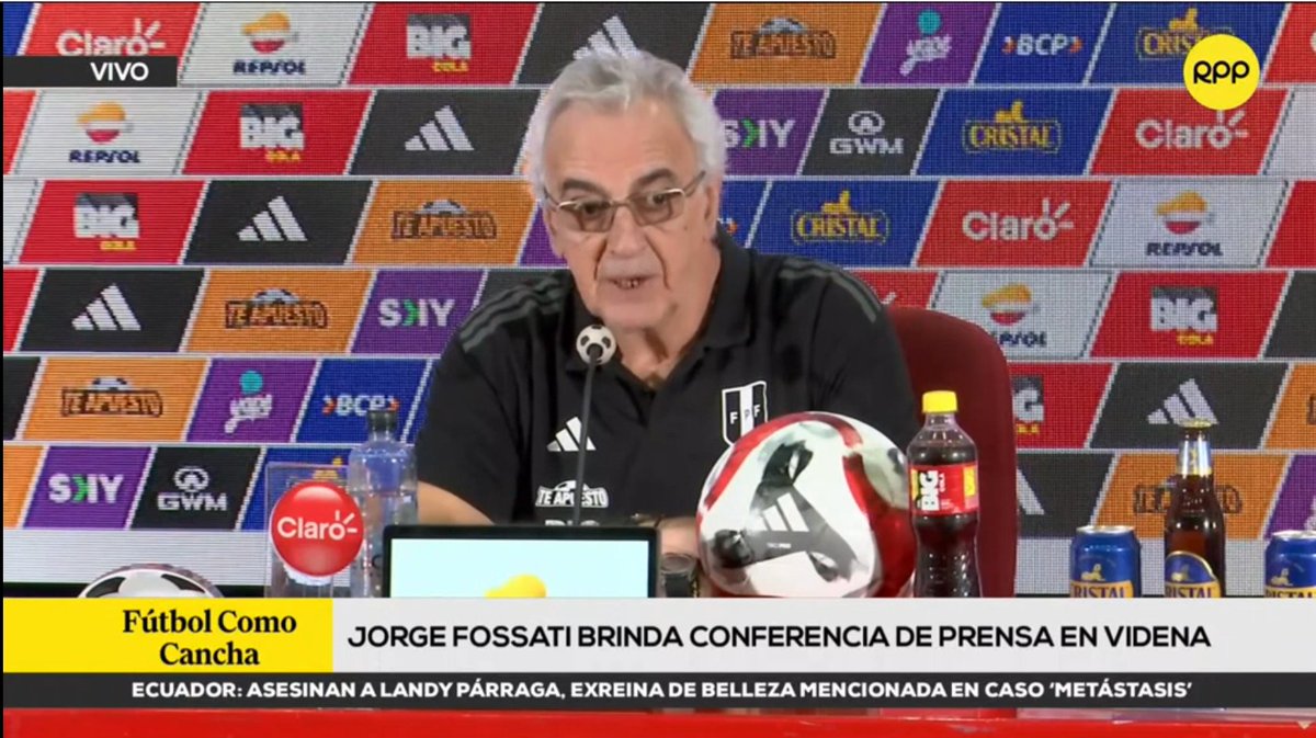 🚨#ENVIVO: Inicia la conferencia de prensa del DT uruguayo, Jorge Fossati, desde la casa de la Selección Peruana. @RPPDeportes