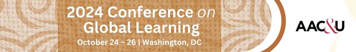 Join us this October to amplify the power and promise of global learning for all students. Submit a proposal for #AACUGlobal to let your voice be heard. Proposals are due by Friday, May 10. Details: aacu.org/global