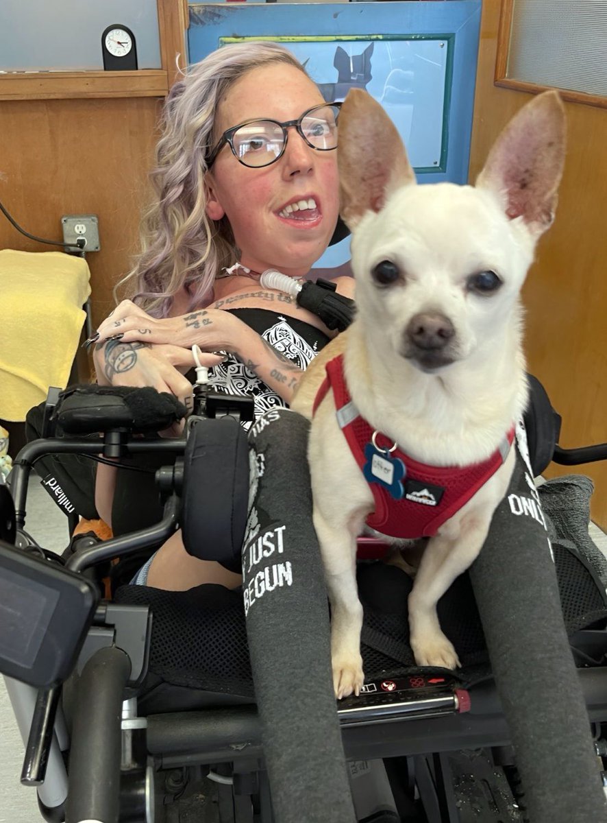 Annie, Muttville #volunteer, #foster, & #adopter 👏👏👏 took Otter home for good! Annie helps our #seniordogs by editing our #dog profile videos & writing #doggy bios! Congratulations to Annie and Otter! 💕