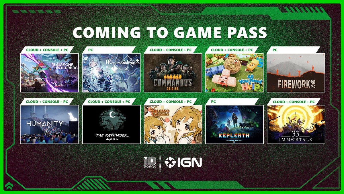 Everything coming to Xbox Game Pass that was announced at today’s ID@Xbox Showcase. 

Do you have a favorite? 💚🎮