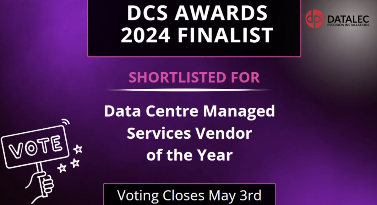 Datalec Precision Installations (DPI) has been shortlisted for the Data Centre Managed Services Vendor of the Year category at the #DCSAwards2024! Cast your vote for DPI before Friday, May 3: ow.ly/nRt750RrfIC Learn more on @datacenterpost: ow.ly/CJkJ50RrfIB