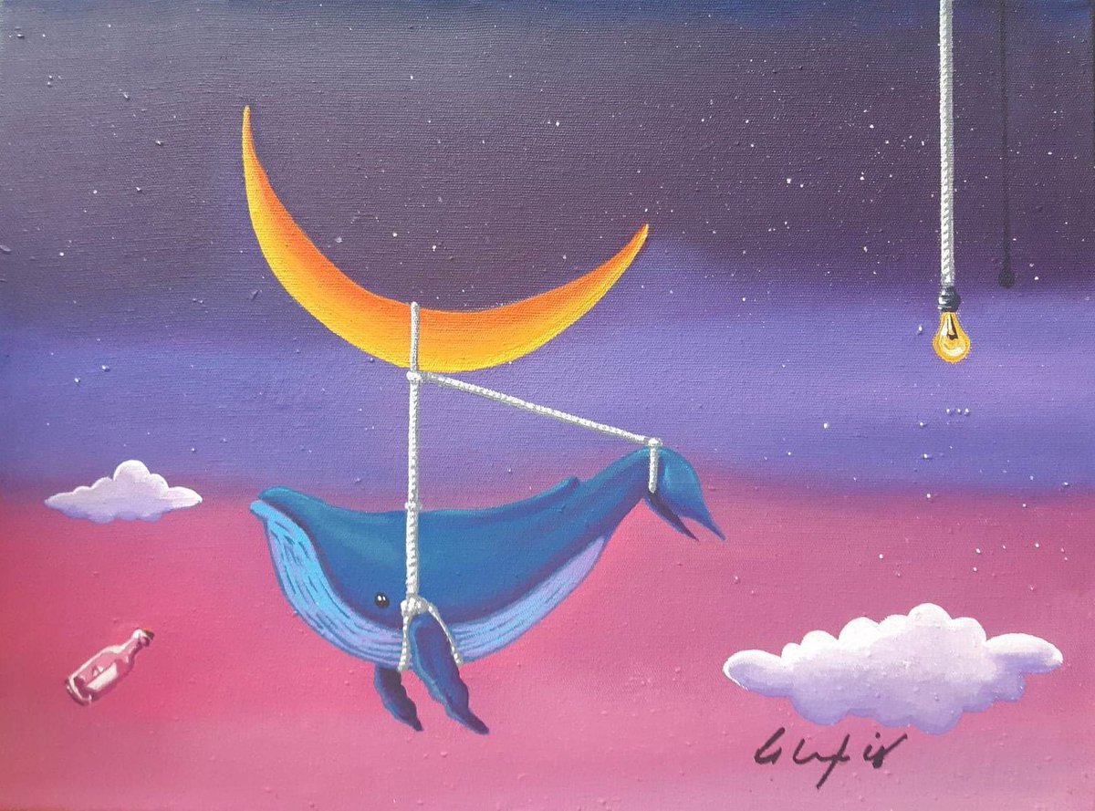 Hold your dreams... 

'Flying whales' 
(Art Collection)
Acrylic on canvas 
SOLD  

#AlexisBerny
#artistavisual #visualartist
#art #arte #artwork #painting #pintura #acrylicart #acrylicpainting #acrlicpaintings #acrylicartwork  #whale #whales #whalespainting #whalesart #ballena