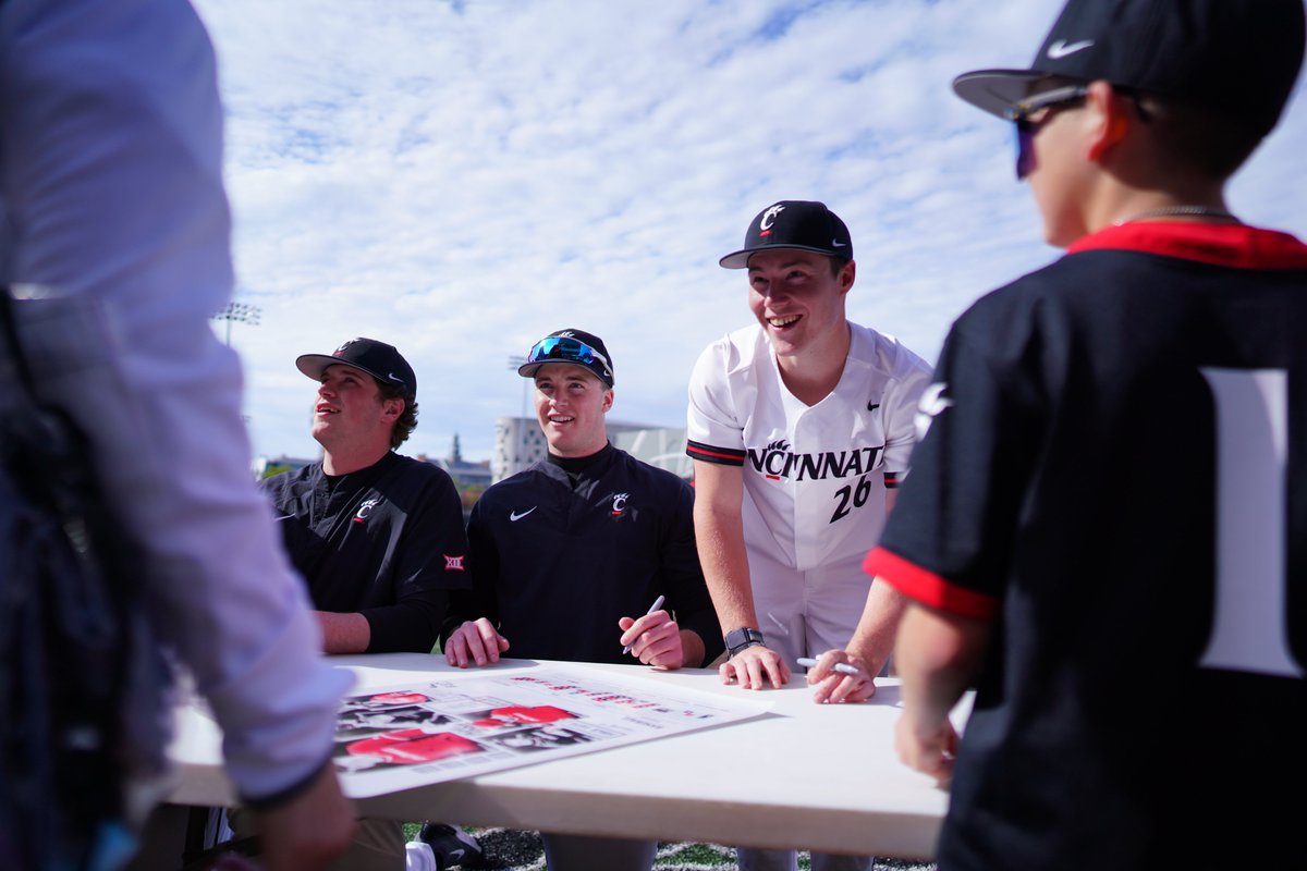 Don't miss the fun at UC Baseball Stadium this weekend! We host West Virginia for a three-game Big 12 series starting this Friday, May 3. Get your tickets now! 🎟️ cpaw.me/Tickets