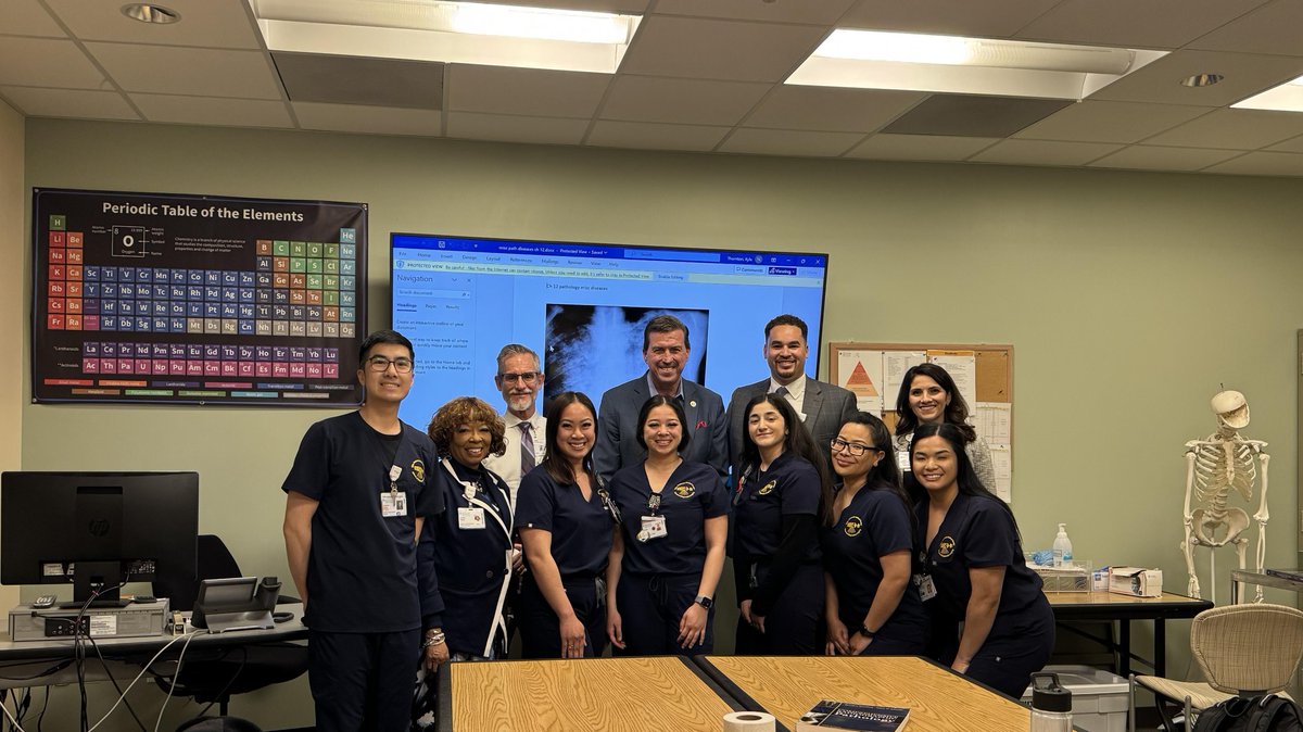 Congressman @RepKevinMullin recently visited Sutter’s Mills-Peninsula Medical Center. He toured the School of Diagnostic Imaging, learned about the new Ion robotic bronchoscopy platform & attended the first Nurse Residency Program’s graduation. Thank you! bit.ly/3JBoOL7