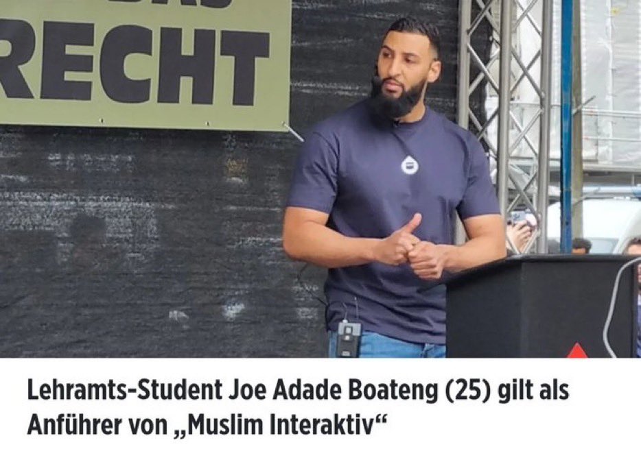 Es ist gar nicht das größte Problem, dass der Chef von 'Muslim Interaktiv' Lehramts-Student ist. Das größte Problem ist auch nicht, dass er so dreist ist, dennoch öffentlich als Anführer dieser Islamisten aufzutreten, die ein #Kalifat in Deutschland fordern. Das größte Problem