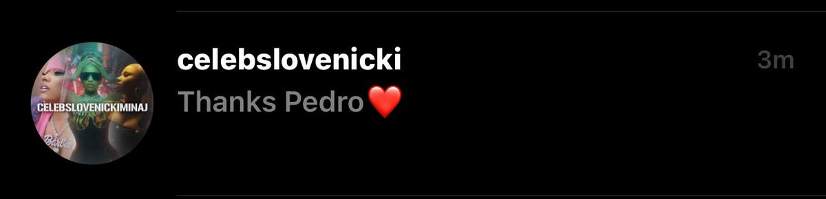 THANK YOU PEDRO AND NICKI @ceIebslovenicki @NICKIMINAJ 
Pedro just contacted me and I’m Gag city readyyyy🔥🇬🇧 thank you Pedro you are a Dimond #NickiTrivia  🦄🩷#winnerwinner 🇹🇹🇬🇧