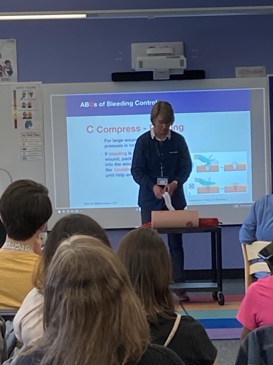 Karen Rufo (@lexingtonnurses) on Twitter photo LPS nurse Joyce teaching the awesome staff at Harrington- “Stop the Bleed” training! Grateful for Joyce’s willingness to share her knowledge & skills and so proud and grateful for the Harrington staff to partake in the training! <a href="/pamVaughan98166/">pam Vaughan</a> <a href="/Hawk_Principal/">Jackie Daley</a> LPS nurse Joyce teaching the awesome staff at Harrington- “Stop the Bleed” training! Grateful for Joyce’s willingness to share her knowledge & skills and so proud and grateful for the Harrington staff to partake in the training! <a href="/pamVaughan98166/">pam Vaughan</a> <a href="/Hawk_Principal/">Jackie Daley</a>
