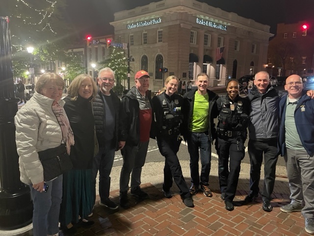 A couple of our officers on Saturday were on foot patrol on King Street, walking and talking to folks enjoying our city. They met this friendly group of visitors from Ireland! Thank you to these APD Women for being great city ambassadors. #publicsafety #womeninlawenforcement