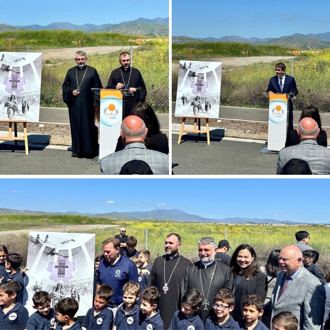 Yesterday, my team joined @City_of_Irvine, at the Great Park, for a site dedication for the future Armenian Genocide Memorial, to honor the lives lost to this atrocious event and the resilience of the Armenian people.