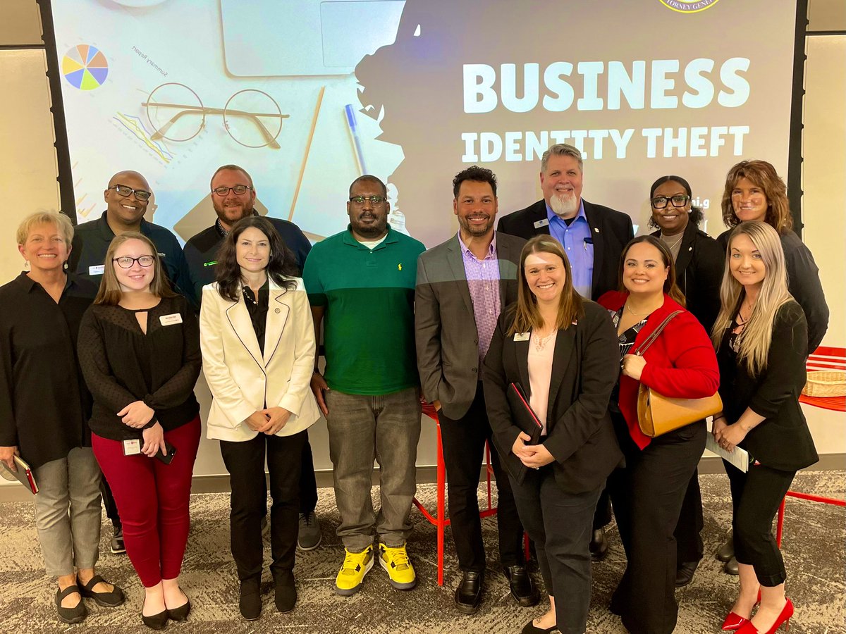 Scammers have evolved from targeting individuals, now attempting business identity theft schemes with concerning frequency. To help inform businesses of the risks they face and brainstorm solutions, @MIAttyGen @dananessel spoke to Southwest MI First Chamber today on this issue.