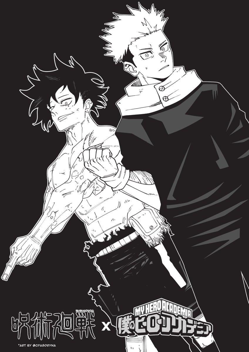 MHA X Jujutsu Kaisen - Art Style swap