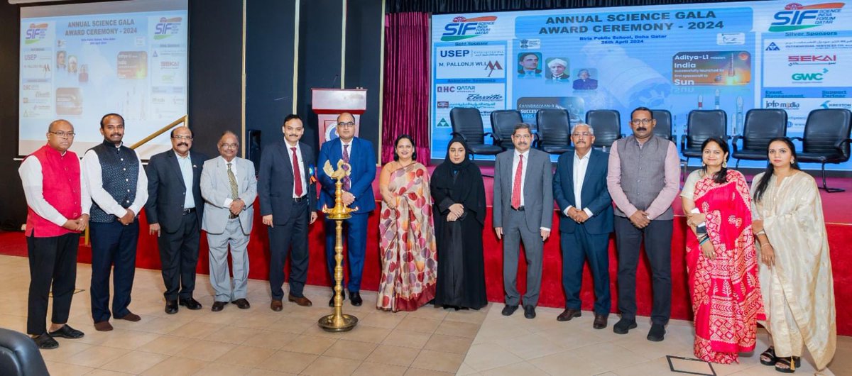NandiniQatar's tweet photo. Science India Forum, Qatar ‘s Annual Gala Awards Function recognises the bright and young achievers !

#ScienceIndiaForum
#YoungAchievers
#Birlapublicschool 
#Qatarliving https://t.co/COAvGxgJ6v
