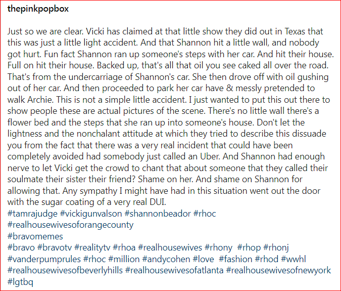 BrightlyAgain's tweet image. #RHOC #childish Tamra Judge Reminds Fans Shannon Beador Was 3x The Legal Limit After DUI Was Downplayed By Vicki Gunvalson
tasteofreality.com/tamra-judge-sh…