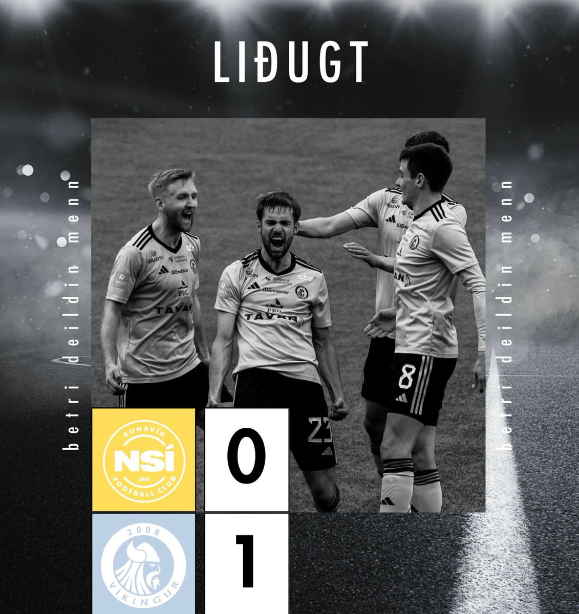 🚂

✅✅✅✅✅✅✅

we beat NSÍ 1-0 away! 💪🏼

⚽️ Poul Kallsberg

#WLYV