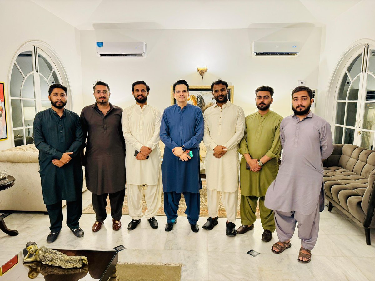 Meetup with my dear brother A very humble @AliRashidPPP at his residence along with other party colleagues Found him always positive and supportive with youngsters Stay blessed and stay same brother ❤️