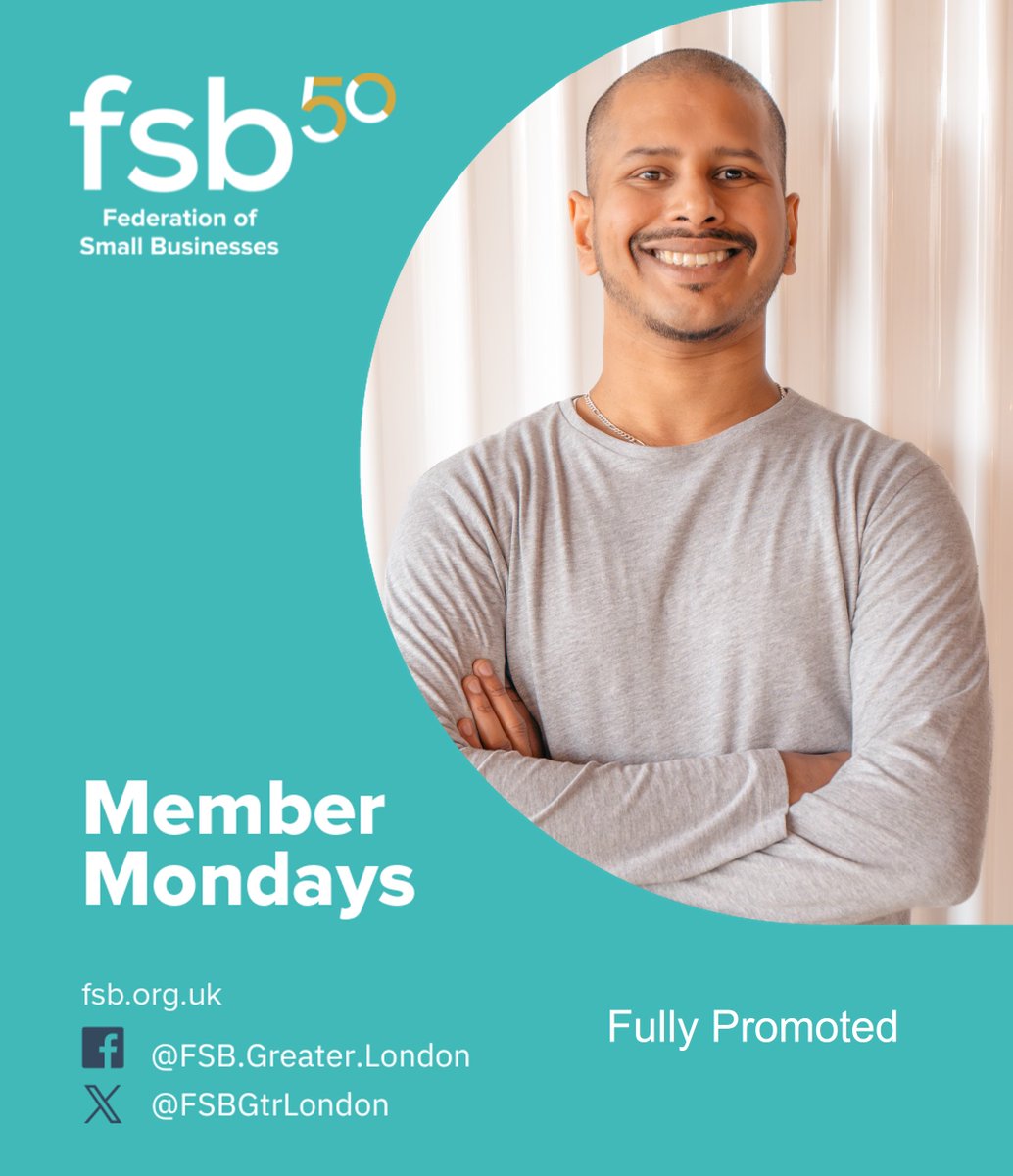 🎉 Don't miss this week's FSB Greater London Member Monday spotlight! Featuring 𝐒𝐡𝐚𝐡 𝐉𝐚𝐦𝐚𝐥, UK Master Partner of @FullyPromoted. Connect for 10% off your first order! go.fsb.org.uk/44fP47j #FSBMemberMondays #ProudToBeFSB 🚀