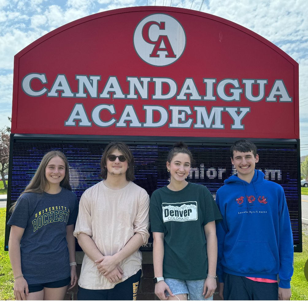 Congrats to or CA students who scored perfect 💯 on their All-State Solo Evaluations: Gillian Vit for violin, Ella Polvino on jazz piano & jazz drums, Karenna Muscato for voice, and Ben Roller for 3 out of his 4 solos - Timpani, Snare Drum, & Voice ! Well done! #CanandaiguaProud