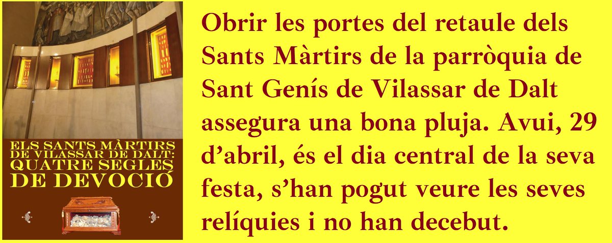 joanarimanyjuv's tweet image. Podeu llegir-ho Al número 22 de la revista digital Reliquiae Sanctorum in Catalonia. Subscripció gratuïta a: reliquiaesanctorumincatalonia.cat/revistes/ @vilassardedalt #relíquies #SantsMàrtirs #devoció #religiositat