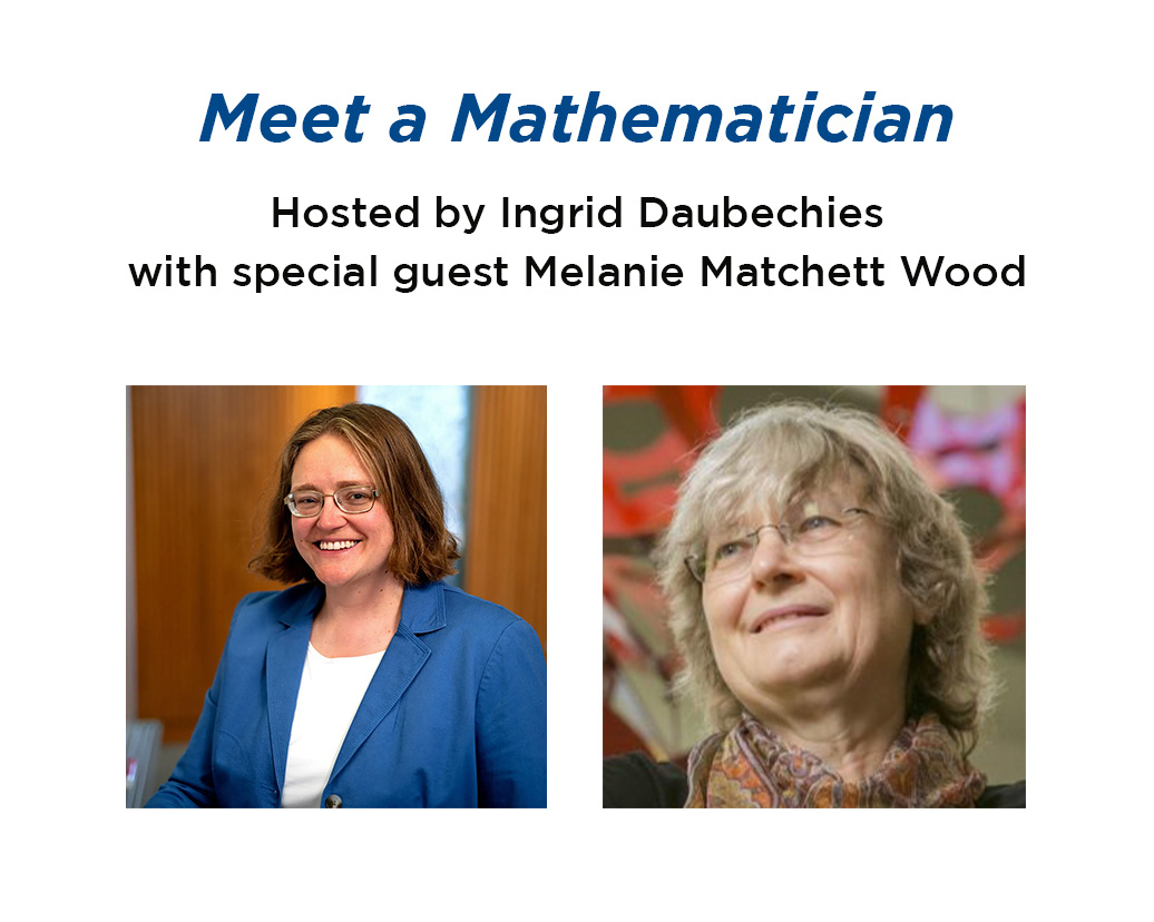 Join online, Tuesday, April 30 at 6:30 pm ET to meet Melanie Matchett Wood, Professor of Mathematics at Harvard University — and learn all about her journey as a mathematician. Register at meetmath.momath.org.