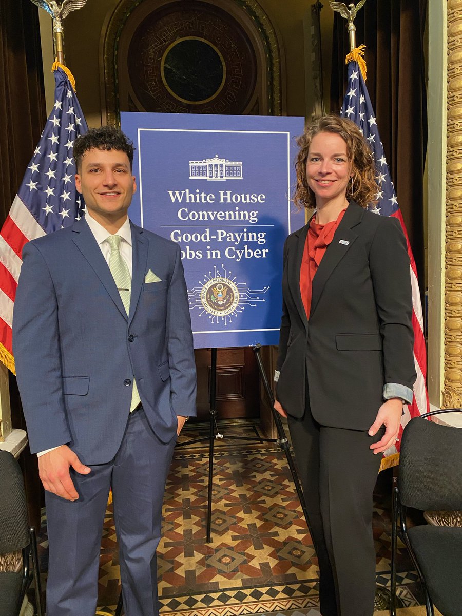 🌟 Big news from the White House! Leaders commit to expanding the U.S. cyber workforce. Proud of our COO Susie Puskar and Per Scholas alum Dominic Ragghianti for championing apprenticeships. 🚀 #CyberSecurity #TechCareers @ONCD