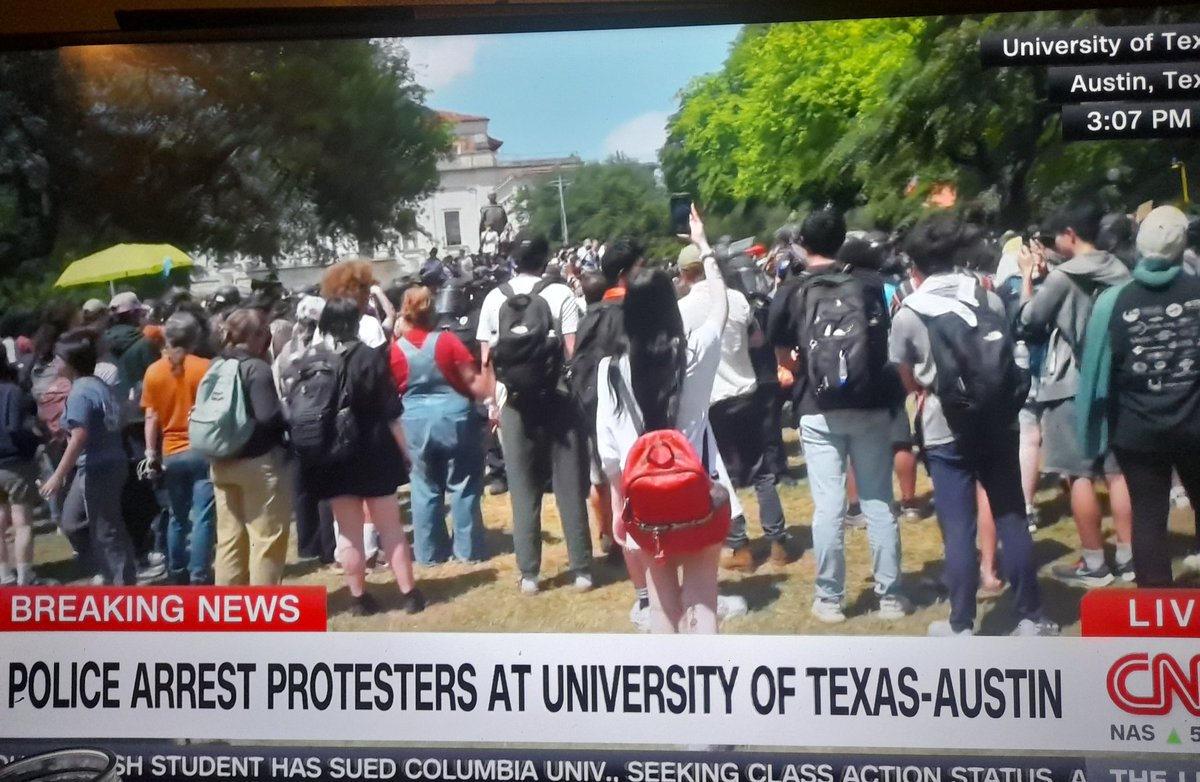 So, What do you think about the protests going on at universities across the country and the police reaction?