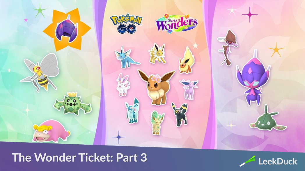 Starting May 1, 2024, Trainers who purchase or already possess the Wonder Ticket can access the next Timed Research. From the Timed Research, Trainers can encounter Poipole and earn premium items like a Star Piece. Full Details: leekduck.com/events/the-won…