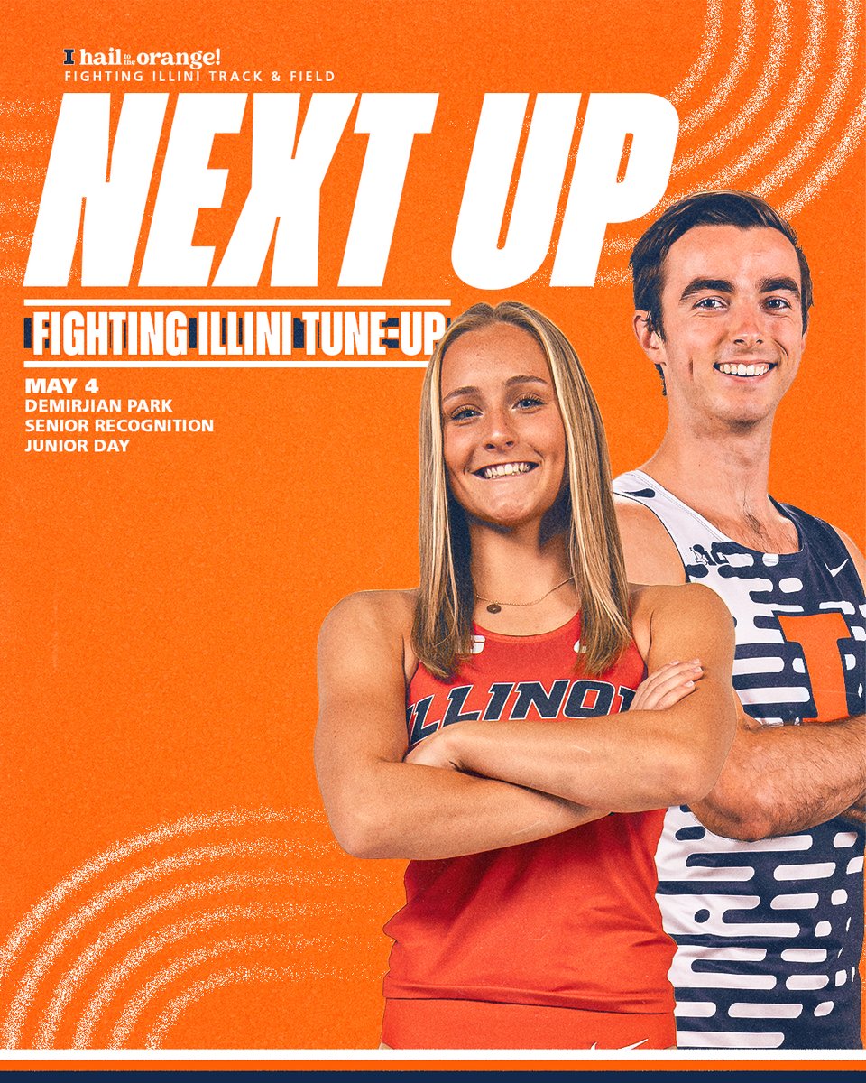 Come out to Demirjian Park this weekend for the final home meet of the season. It will be Junior Day and Senior Recognition. Sign up for Junior Day 👇 Register >> ow.ly/mJ0x50R6HOy #Illini I #HTTO I #WhyNotILL I @kelsey_52402
