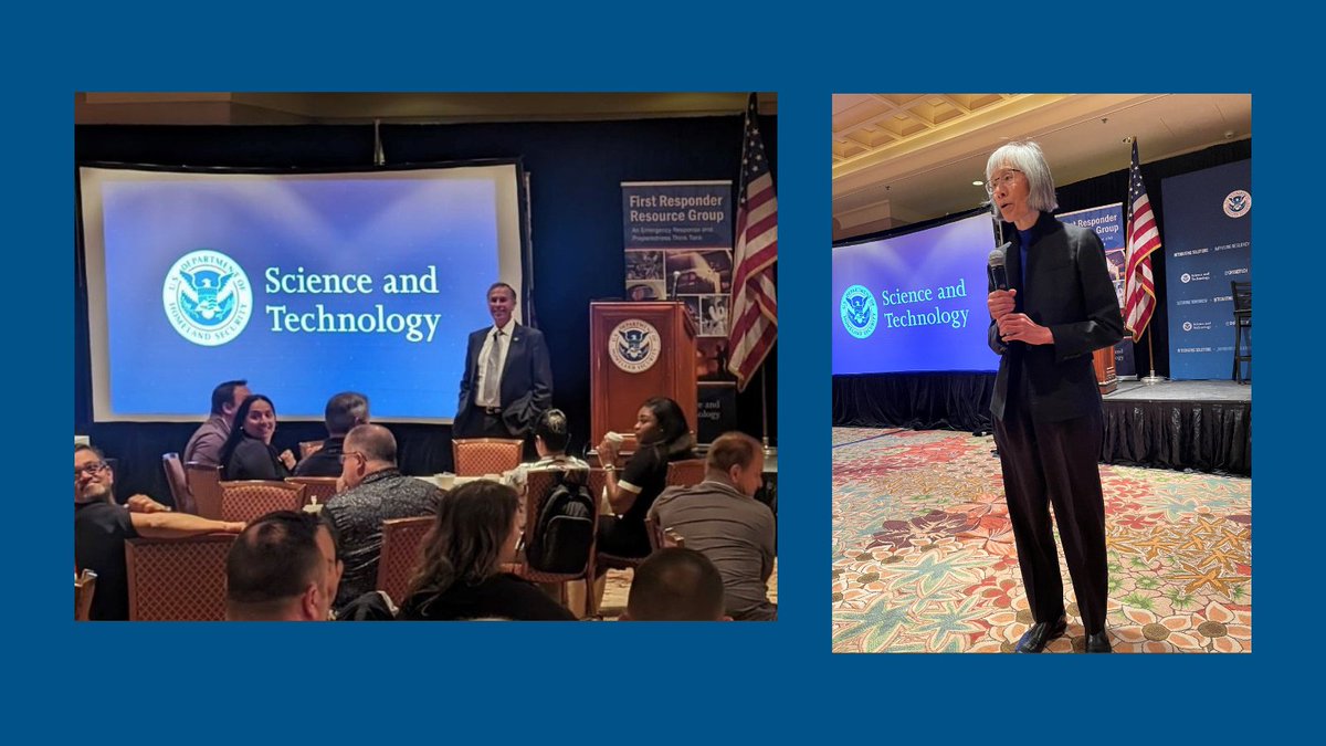 1st Responders are top priority! S&T values their input, meeting annually to understand their tech needs. Last week, Dr. Kusnezov kicked off the meeting, & @DHSgov's Heather Fong urged using resources from State & Local Law Enforcement for a safer future. bit.ly/4aVUDu7