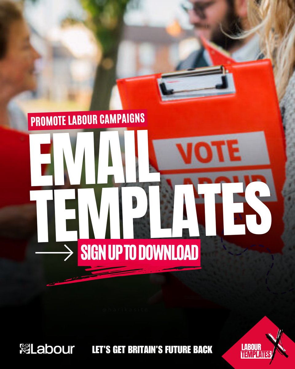 Boost your electoral support with our premium email templates 🌹 Download the FREE MailChimp templates at 👇 🔗 labourtemplates.com #UKLabour #LabourDoorstep #KeirStarmer #LabourParty #ToriesOut