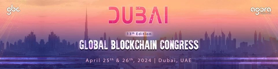 Dubai hosts the 13th Global Blockchain Congress on April 25-26, 2024! A landmark event blending culture, innovation, and technology in the heart of the desert. #Blockchain #TechEvent #Dubai2024